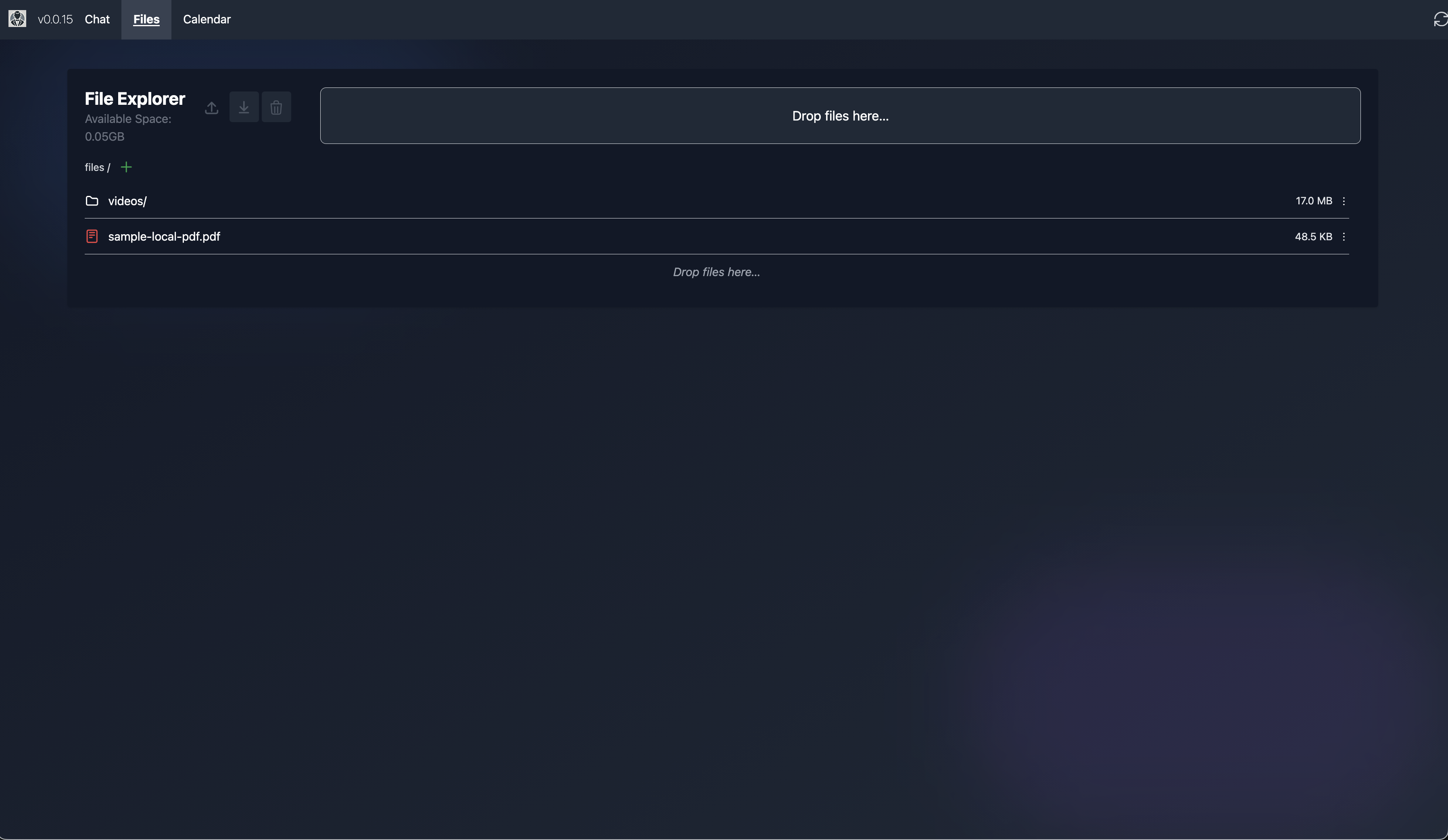 File Explorer UI